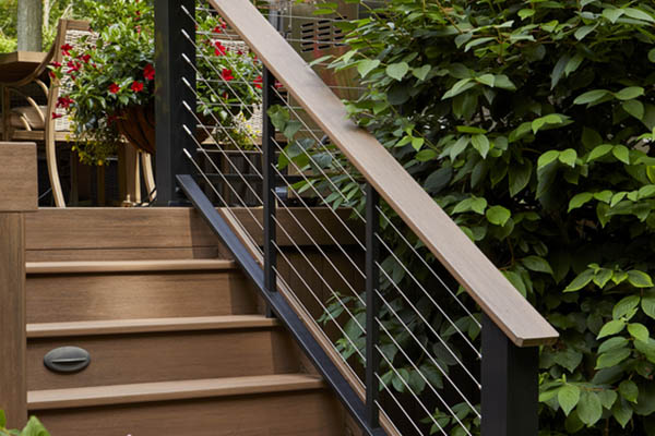 Introduce modern porch railing