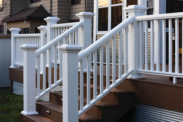 Introduce timeless porch railing