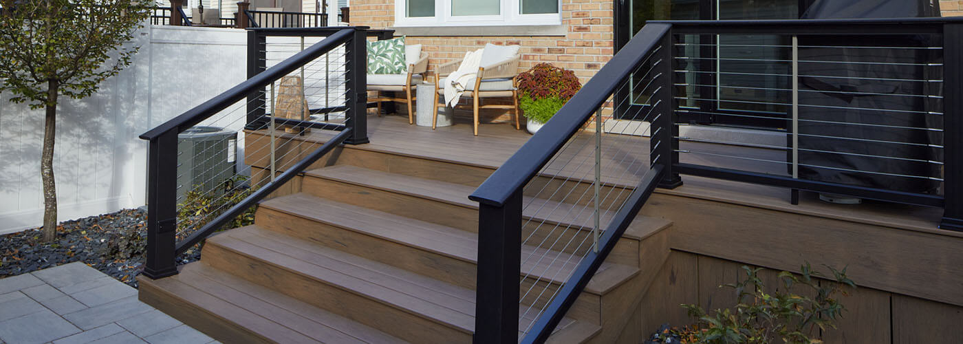 Image result for modern wire fence  Balcony railing design, Deck railing  design, Patio railing