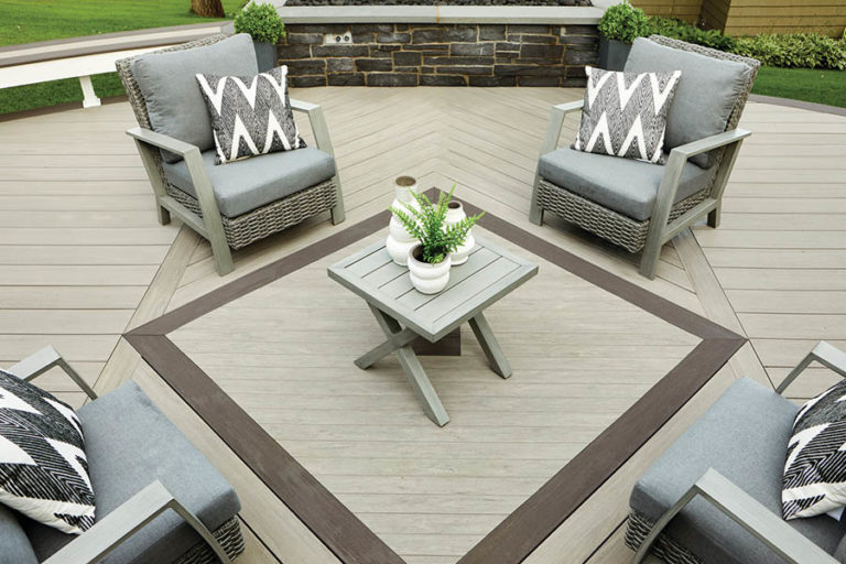 Herringbone Deck Pattern Make a Statement TimberTech