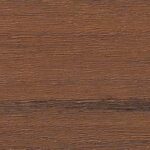 Close up decking board swatch of Mahogany from the Advanced PVC product line